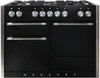AMC48DFMBL Aga 48" Mercury Dual Fuel Range with 3 Ovens - Matte Black