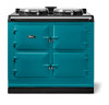 AR7339SAL Aga 39" r7 100 Classic Cast Iron Collection Electric Range with 3 Ovens - Salcombe Blue