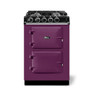 ATC2DFAUB Aga Classic 24" City Dual Fuel Range - Aubergine