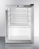 SCR312LBICSS Summit 18" Compact Beverage Center with Adjustable Shelves - Stainless Steel SCR312LBICSS Summit 18" Compact Beverage Center with Adjustable Shelves - Stainless Steel