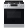 Samsung NSG70H60SRAA 30" Bespoke Smart Slide-In Gas Range 6.0 cu. ft. with Air Fry - Fingerprint Resistant Stainless Steel