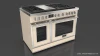 Fulgor Milano F4EDF486GCS1IV Evoque Dual Fuel Range with Griddle and Brushed Chrome Trim - Ivory Fulgor Milano F4EDF486GCS1IV Evoque Dual Fuel Range with Griddle and Brushed Chrome Trim - Ivory