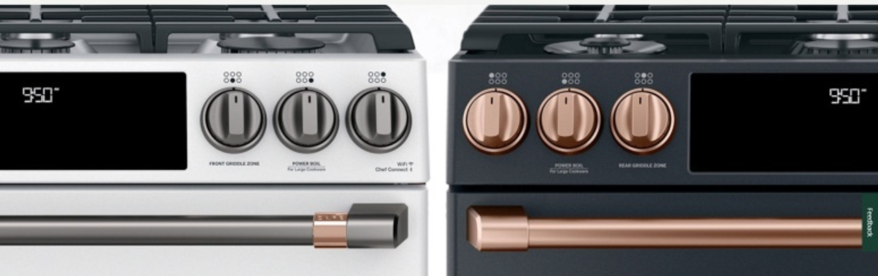 Custom Appliance Hardware in Brushed Metal Finishes