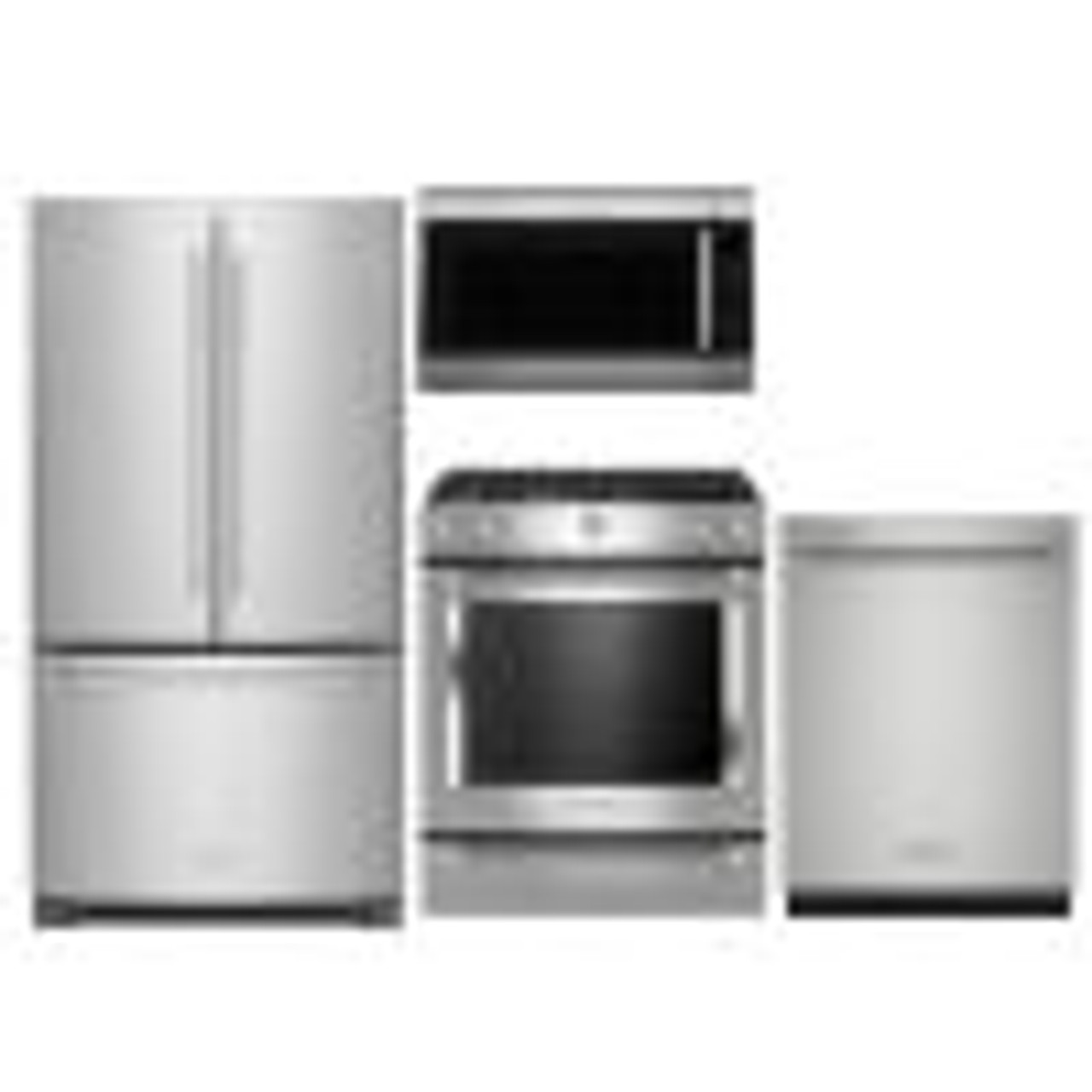 Package CAFEMW1 - Cafe Appliance Package - 4 Piece Appliance