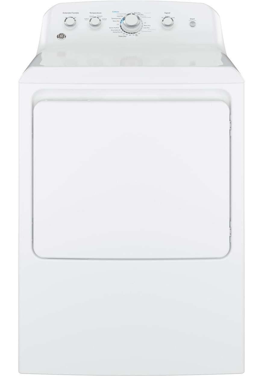 GTD42EASJWW GE 7.2 cu. ft. Capacity Aluminized Alloy Drum Electric