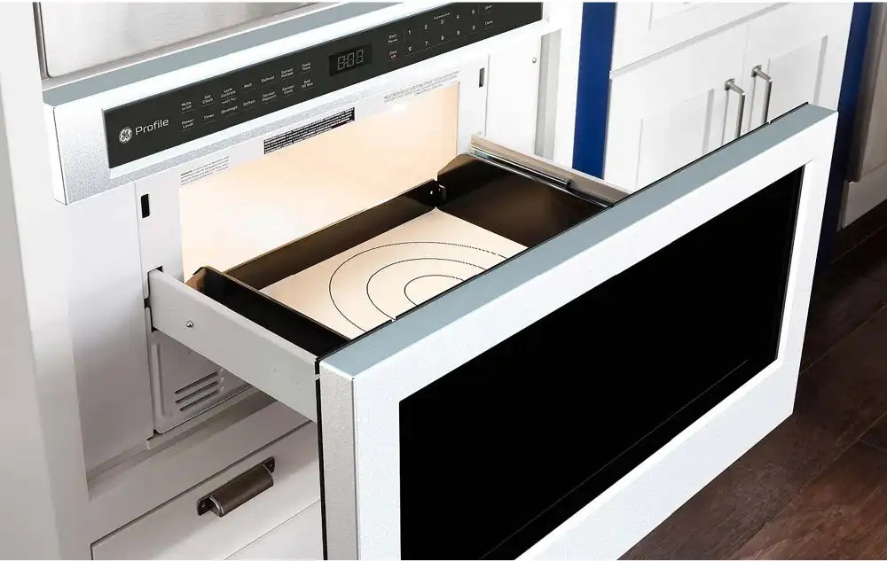 PWL1126SWSS GE Profile 24" Microwave Oven Drawer with Electronic Touch ...