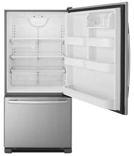 ABB2224BRM Amana 22 cu. ft. Bottom Freezer Refrigerator Stainless Steel