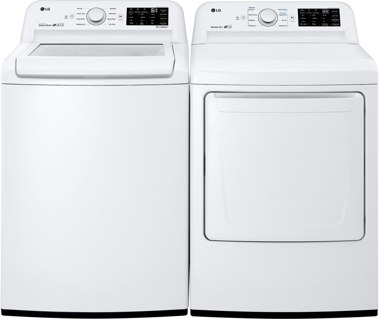 DLG7101W LG 27" 7.3 Cu. Ft. Ultra Large Capacity Gas Rear Control Front