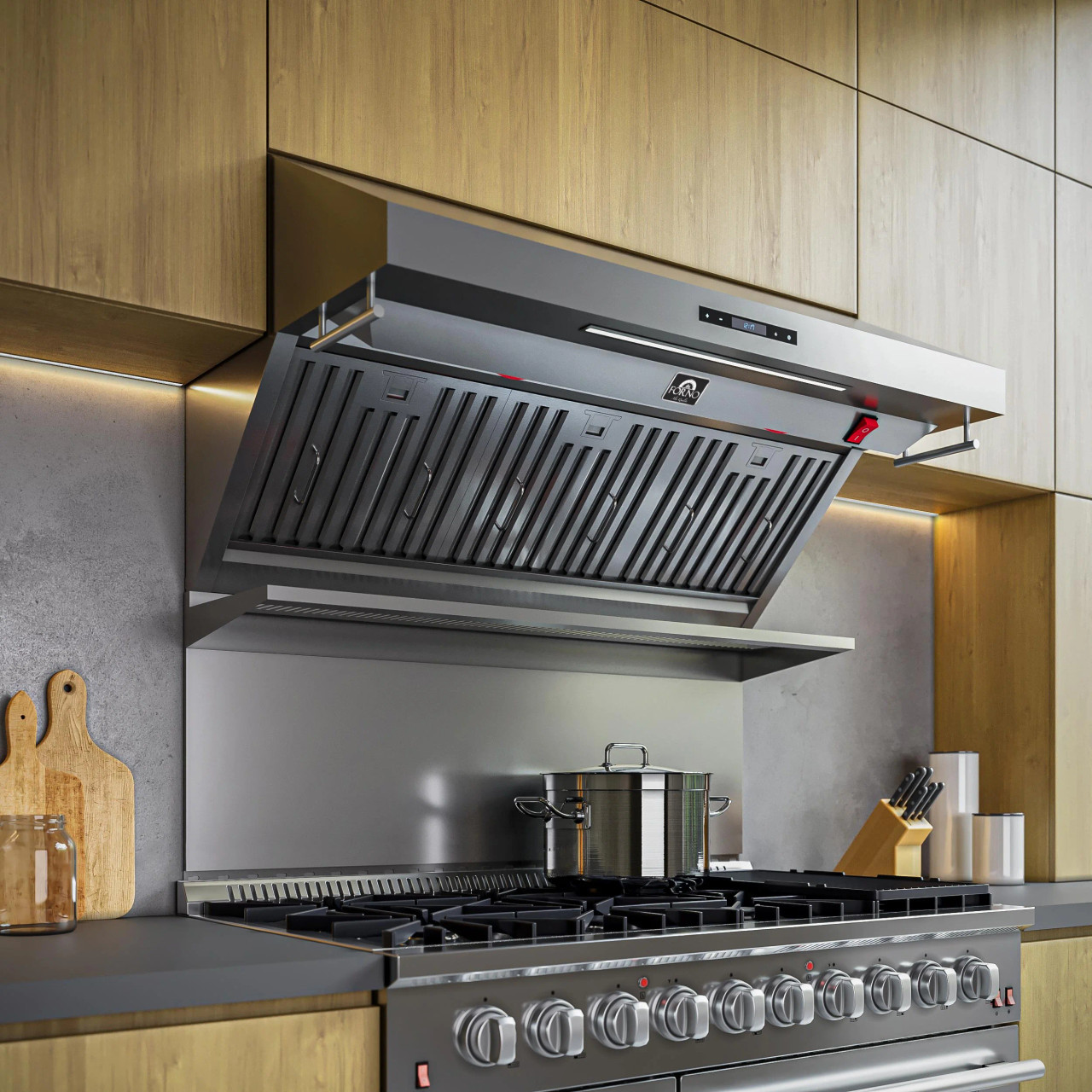 Forno Pro Style Wall Mount Hood - Thumbnail 2