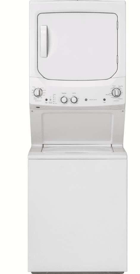 GUD27ESSMWW GE 27" Laundry Center with Washer and 5.9 cu ft. Electric