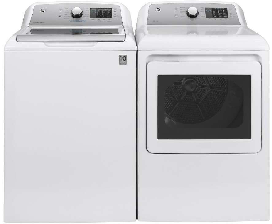 GTD72GBSNWS GE 27" FrontLoad 7.4 cu. ft. Capacity Gas Dryer with HE