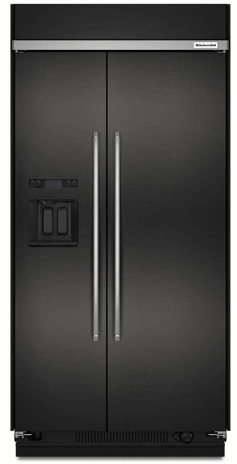 KBSD608EBS KitchenAid 48" Width BuiltIn Side by Side Refrigerator with