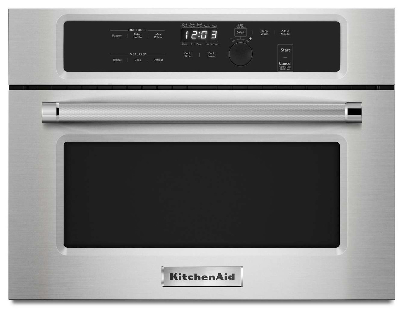 KMBS104ESS KitchenAid 24" Built In Microwave Oven with 1000 Watt Cooking - Stainless Steel