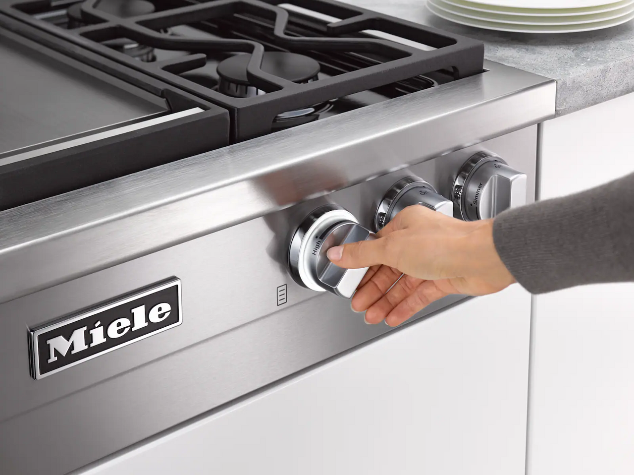 Miele KMR11363LPGD Gas Range Top - Thumbnail 4