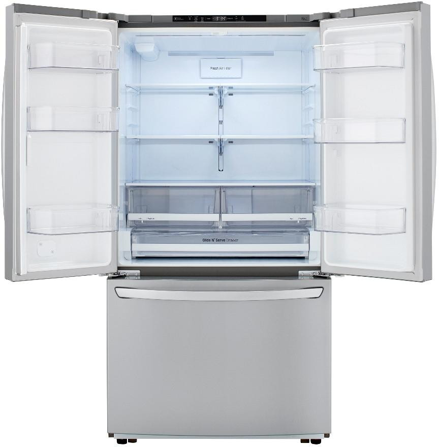 LFCC22426S LG 36" French Door Counter Depth Refrigerator with