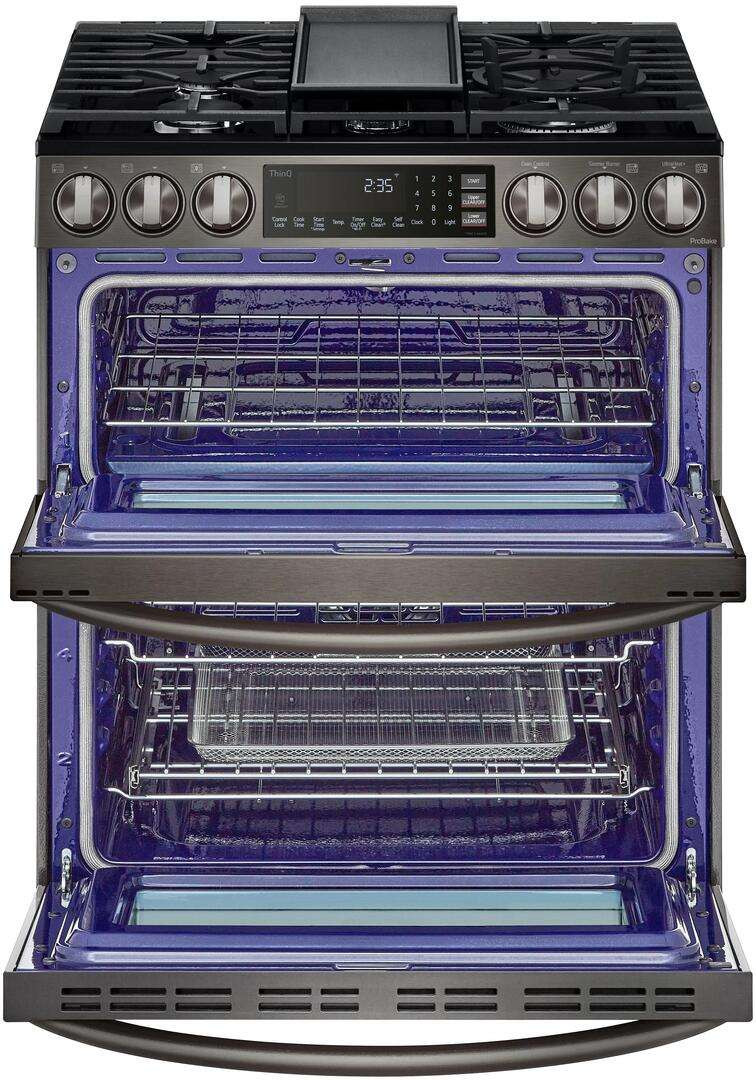 LG LTGL6937D Gas Double Oven Slide-in Range - Thumbnail 5