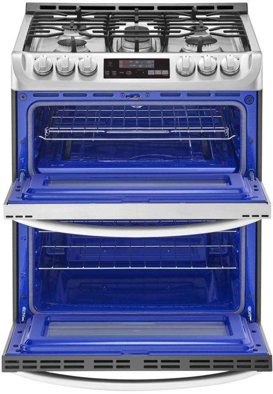 LTG4715ST LG 30" 6.9 Cu. Ft. WiFi Enabled Gas Double Oven SlideIn