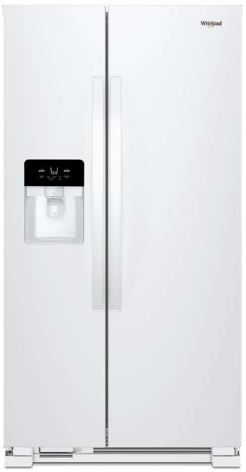 WRS321SDHW Whirlpool 33" Side-By-Side Refrigerator with Built-In Ice Maker 21.4 cu. ft. - White