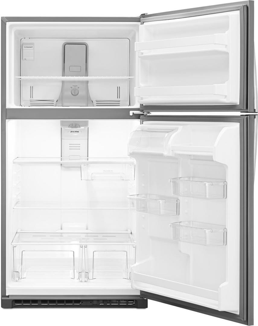 Whirlpool 33 in. 20.5 Cu. Ft. Fingerprint Resistant Stainless Steel Wide Top Freezer Refrigerator - Thumbnail 5