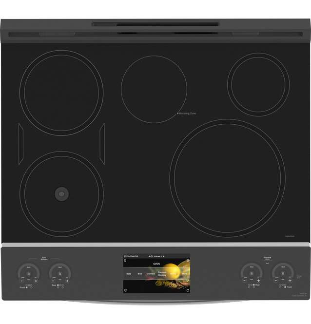 PHS93XYPFS GE Profile 30" Smart Slide-In Front-Control Induction Range - Thumbnail 3