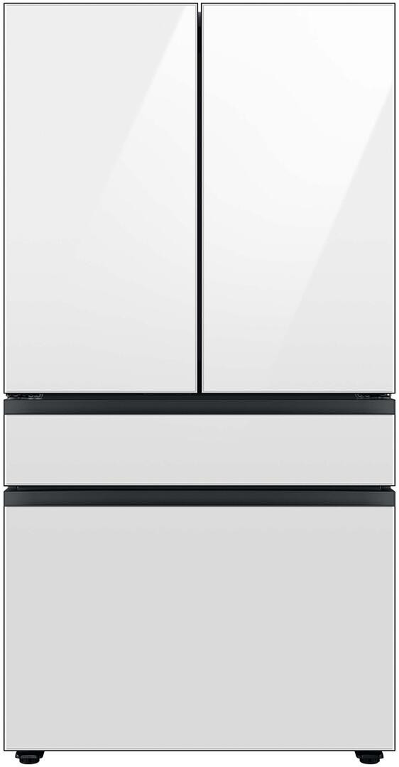RF23BB860012 Samsung 36" Bespoke Counter Depth 4-Door French Door Refrigerator with Beverage Center - White Glass
