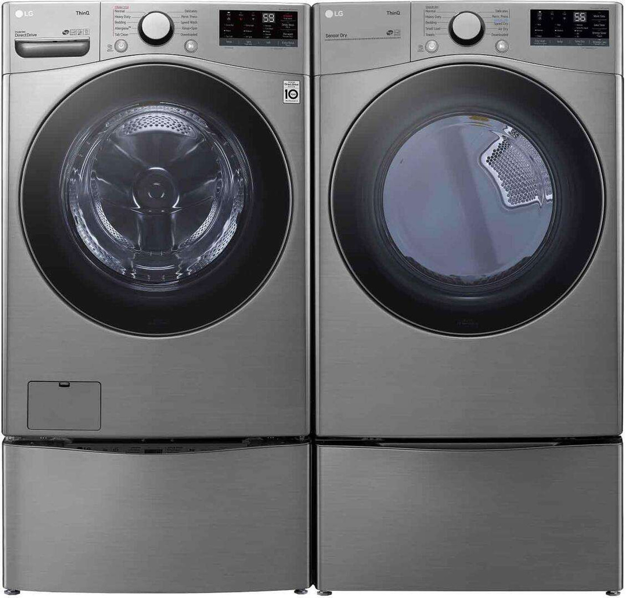 WM3600HVA LG 27" 4.5 cu.ft. Ultra Large Capacity Front Load Washer with