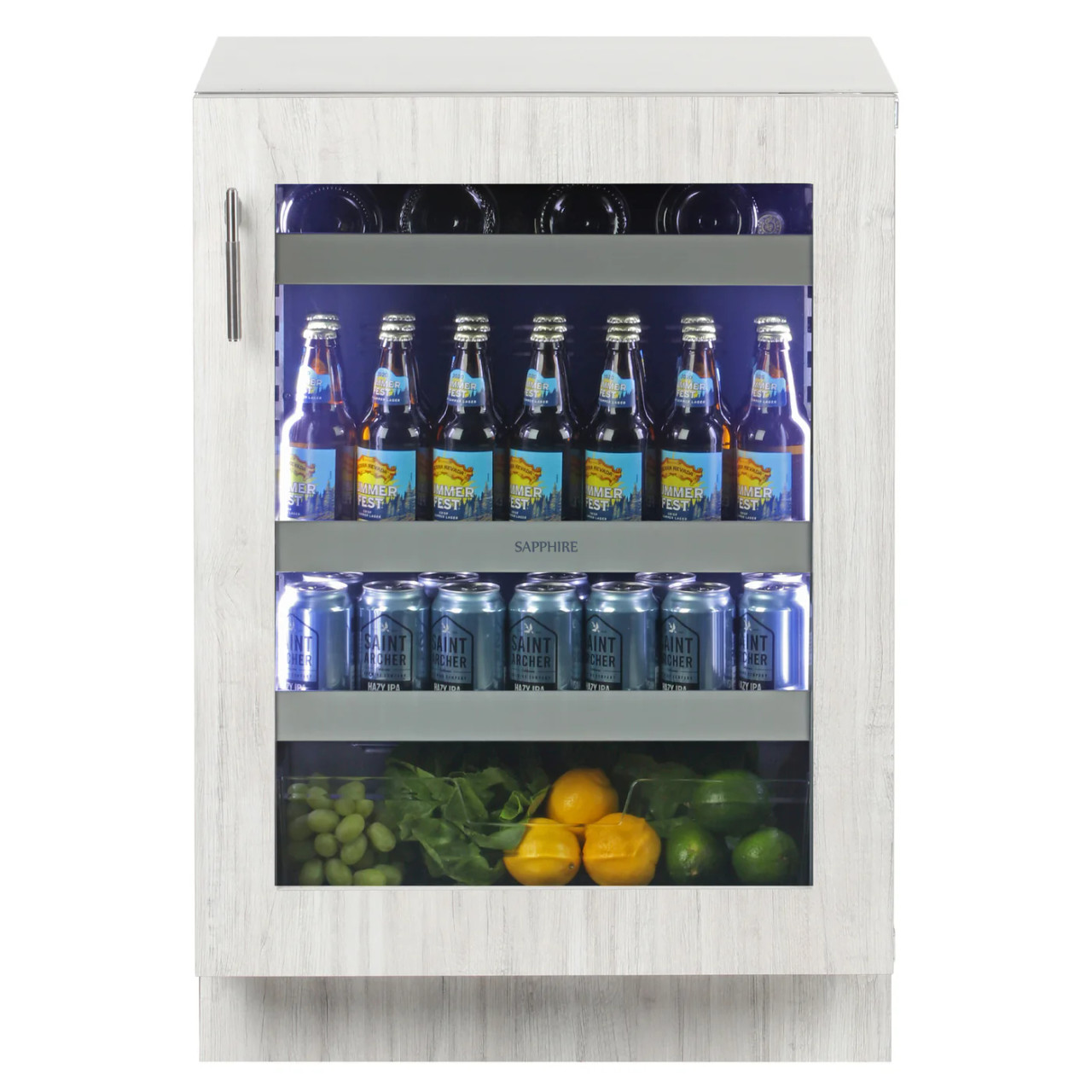 SBCR24PR Sapphire 24" Beverage Center - Custom Panel
