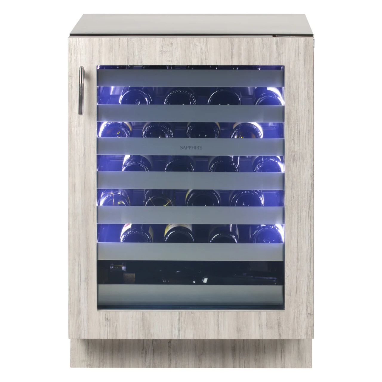 Sapphire SW24SZPR 24" Single Zone Wine Cooler - Custom Panel