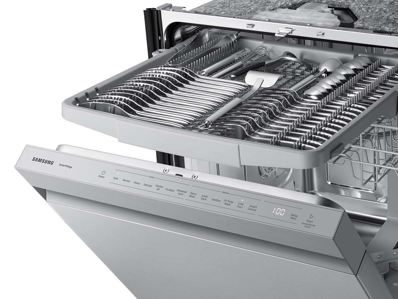 その他 DISH// GE 50 dBa Top Control Dishwasher with 3rd Rack, Bottle Jets