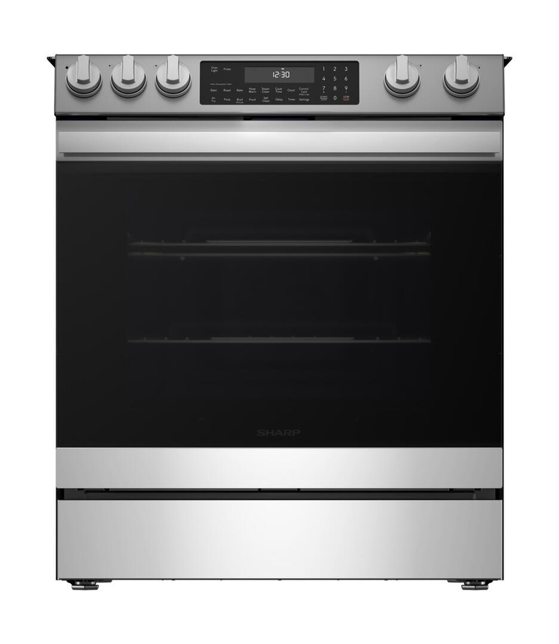 Ssr3065js Sharp 30 63 Cu Ft Electric Slide In Convection Range With