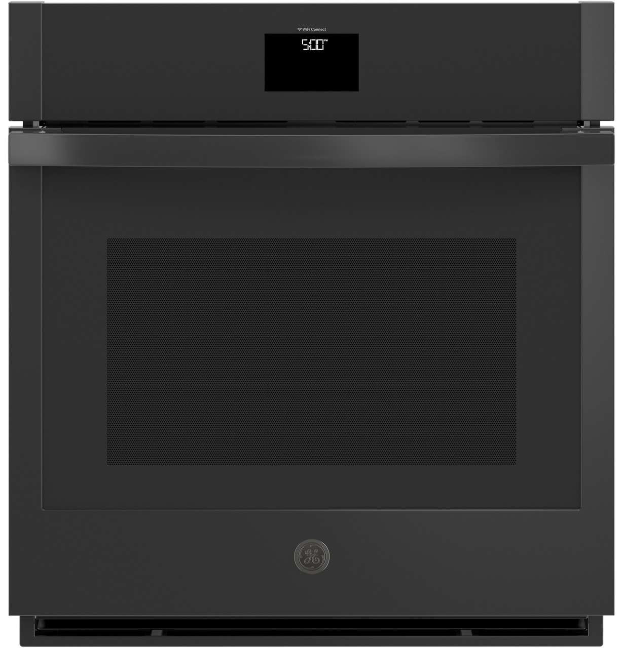 JKS5000DVBB GE 27" Smart Convection Single Wall Oven with No Preheat Air Fry - Black