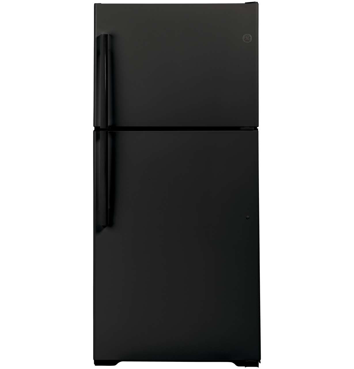 GTS19KGNRBB GE 30" Top Freezer Refrigerator 19.2 cu. ft. - Black