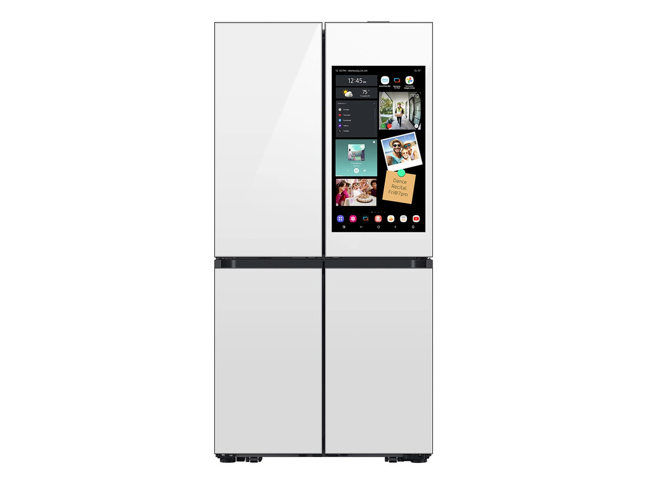 Samsung RF29DB9600QL 36" Bespoke 4 Door Flex French Door Refrigerator with Beverage Center - Stainless Steel