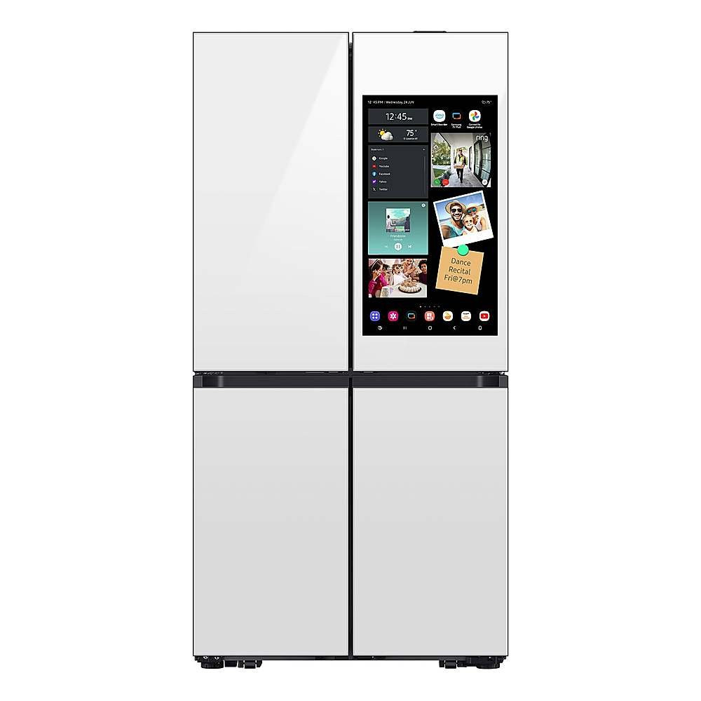 RF29DB990012 Samsung 36" Bespoke 4 Door Flex Counter Depth French Door Refrigerator with Family Hub+ - White Glass
