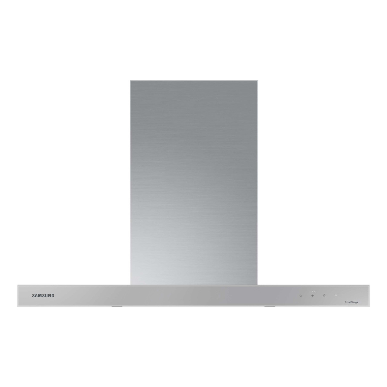 NK36CB600WCG Samsung 36" Bespoke Smart Wall Mount Hood - 630 CFM - Clean Grey Panel with Stainless Steel Duct