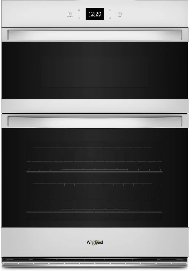 Whirlpool WOEC5030LW 30" Combination Wall Oven with Air Fry - White