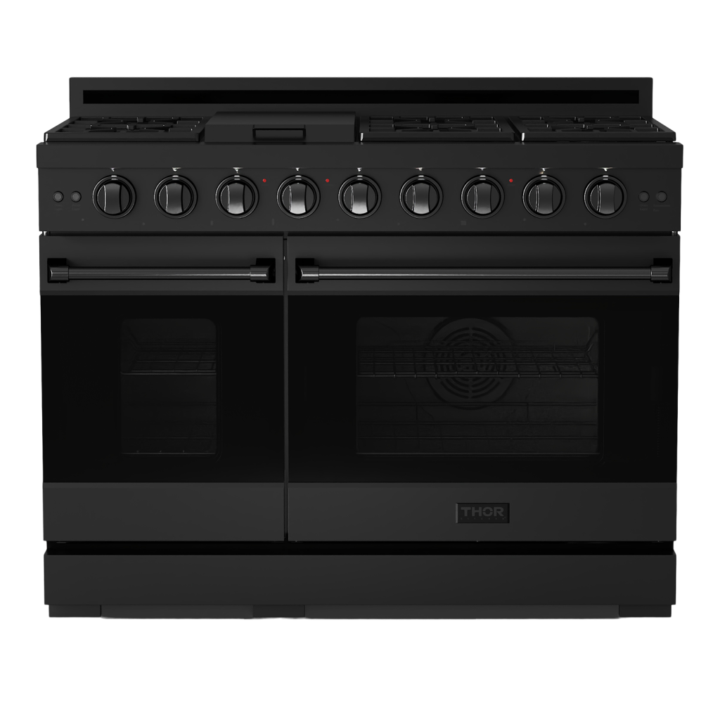 RSG48EBLP Thor Gordon Ramsay 48" Gas Range - Liquid Propane - Matte Black