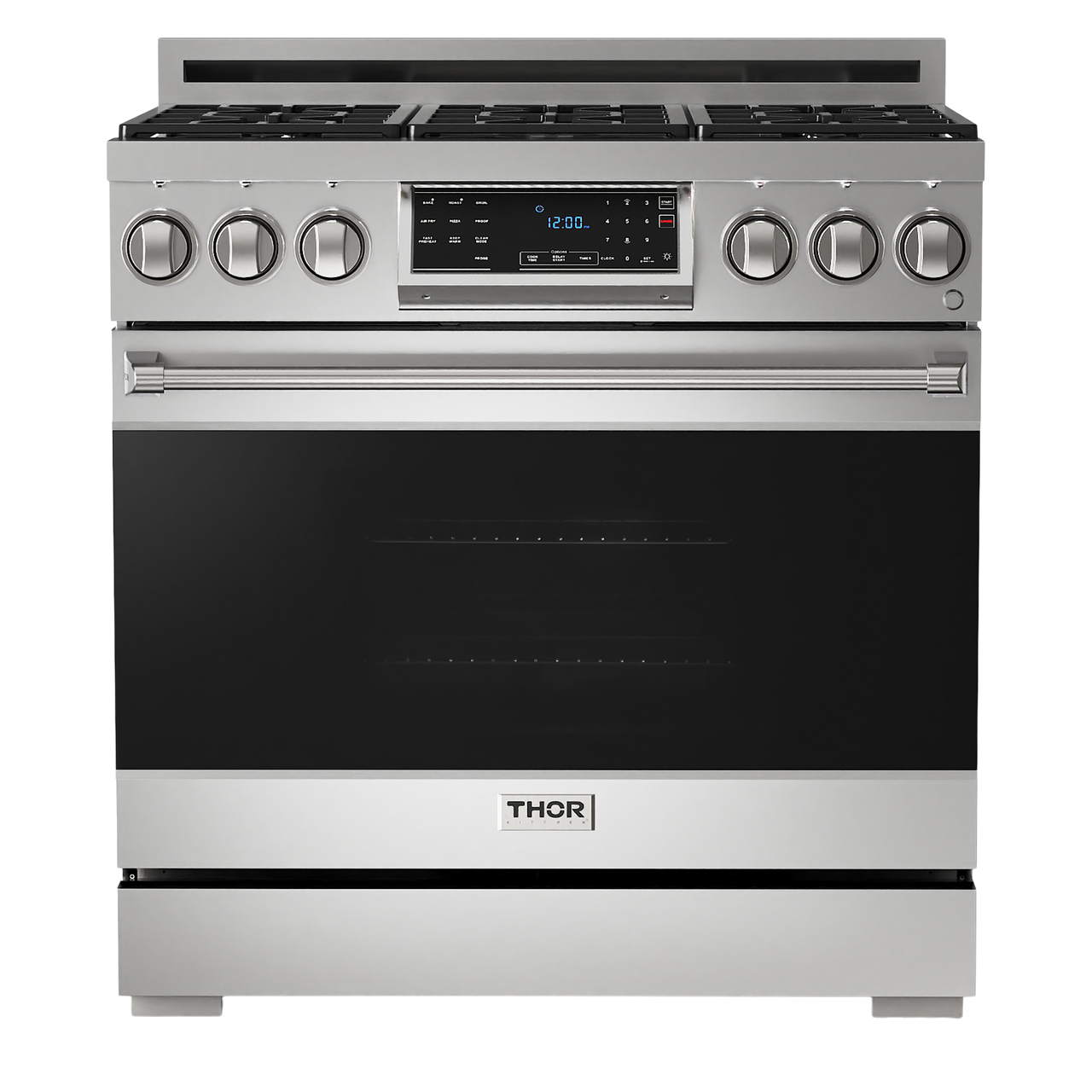 RSG36 Thor Gordon Ramsay 36" Gas Range with Tilt Panel Touch Control - Natural Gas - Stainless Steel