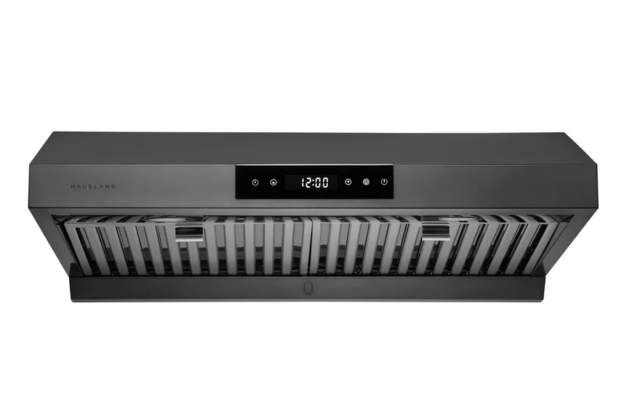 Hauslane UC-PS18BSS-30 30" Under Cabinet Versa Vent Range Hood with Stainless Steel Filters - 860 CFM - Black Stainless Steel