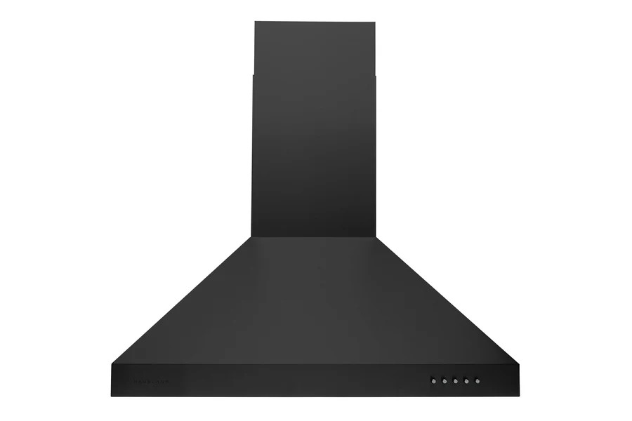 WM-530BLK-30B Hauslane 30" Wall Mount Range Hood with Aluminum Mesh Filters - 400 CFM - Matte Black