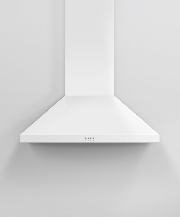 Fisher & Paykel HC36PCW1 36" Pyramid Chimney Wall Hood - 600 CFM - White