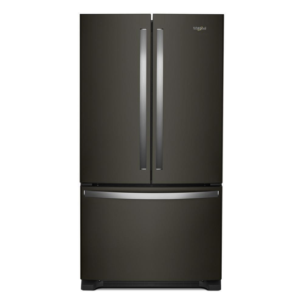 Whirlpool WRFF3236RV 36" French Door Refrigerator with Internal Ice and Water 25.2 cu. ft. - Fingerprint Resistant Black Stainless Steel