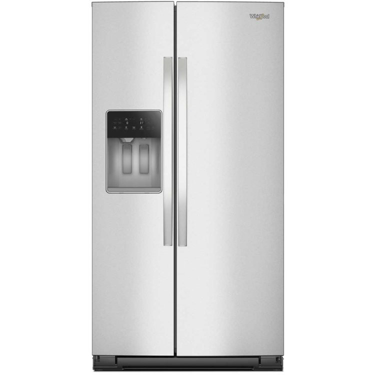 WRSF5536RZ Whirlpool 36" Side-by-Side Refrigerator 28 cu. ft. - Fingerprint Resistant Stainless Steel
