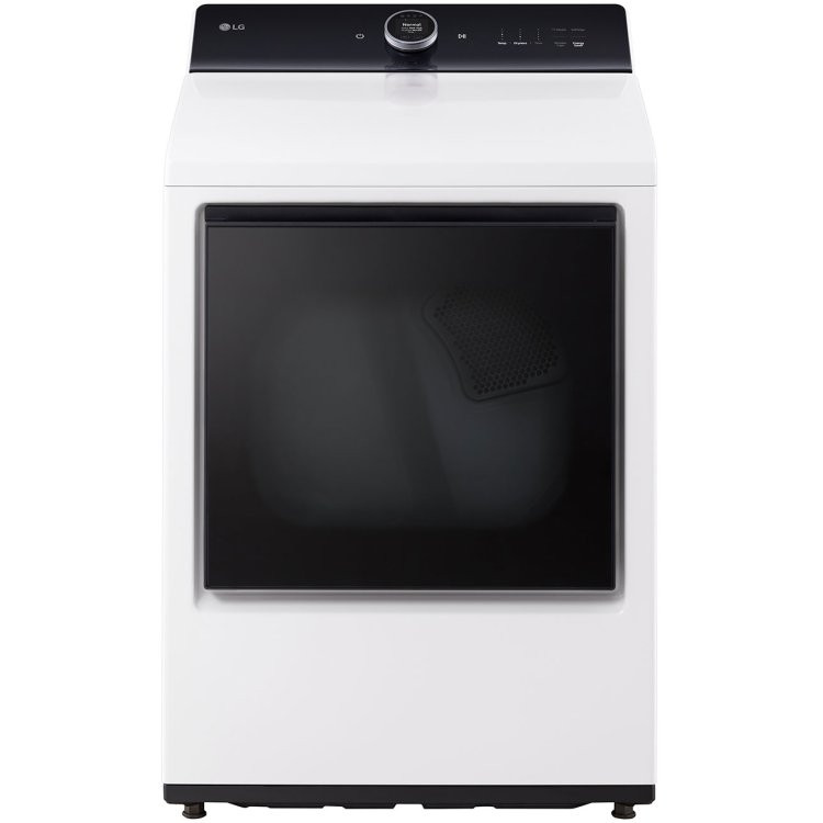 LG DLGX8601WE 27" Gas Dryer 7.3 cu.ft. with Wi Fi and NeverRust Stainless Steel Drum - Alpine White