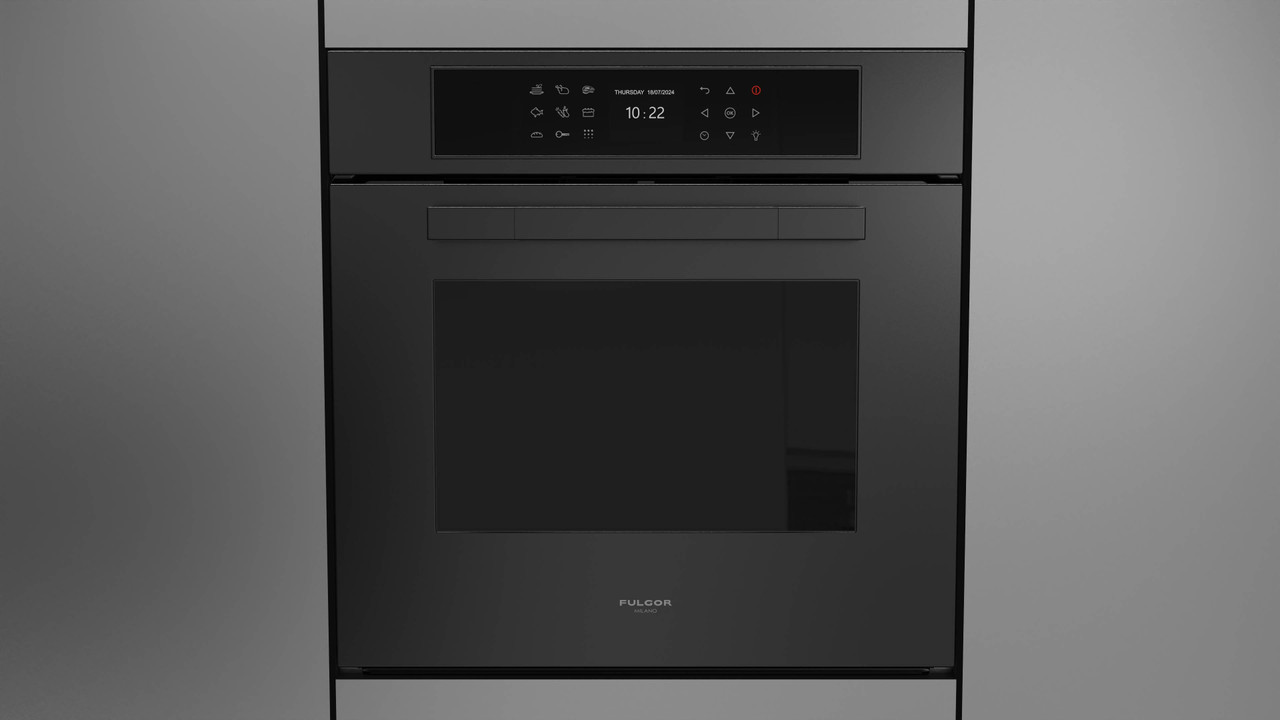 Fulgor Milano F7MSP24MB1 24" Convection Single Oven with Self Clean - Matteo 700 Series - Matte Black