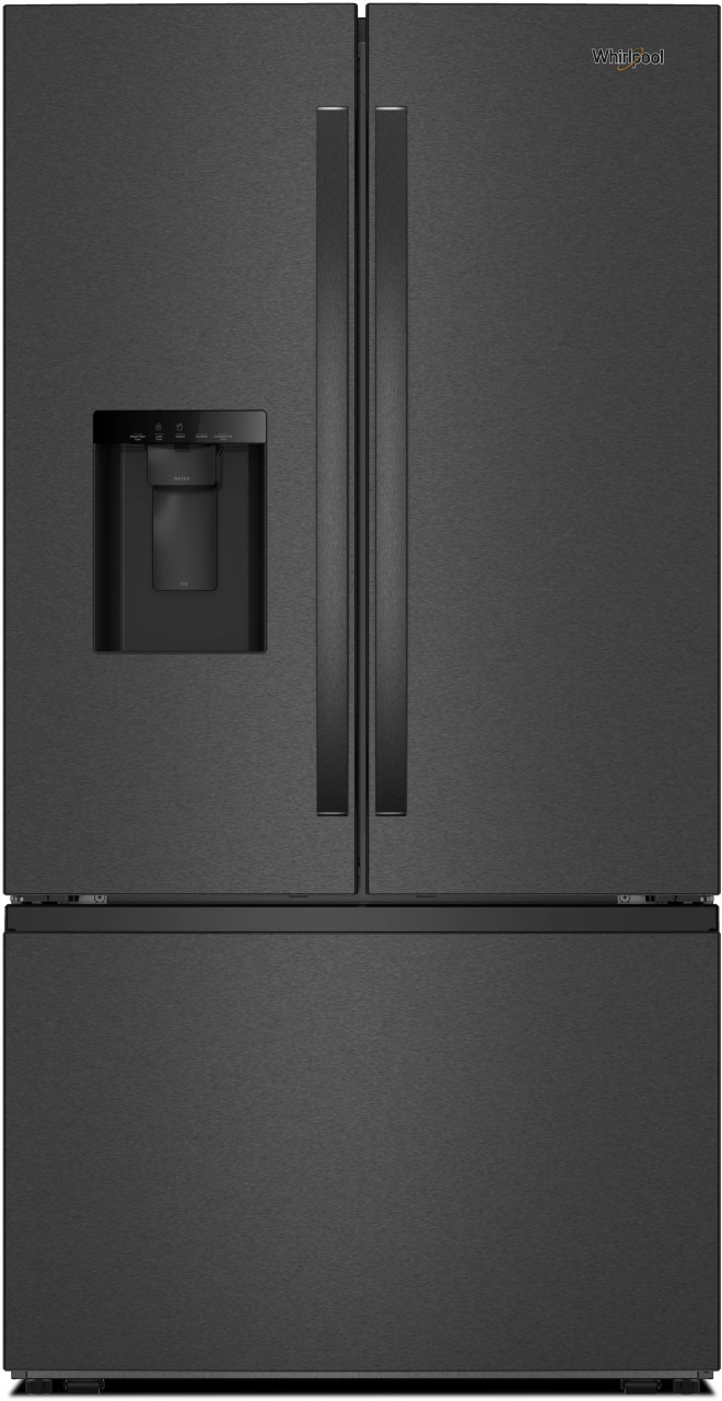 Whirlpool WRFF3736SV 36" French Door Refrigerator with Dual Ice Makers 30 cu. Ft. - Fingerprint Resistant Black Stainless Steel