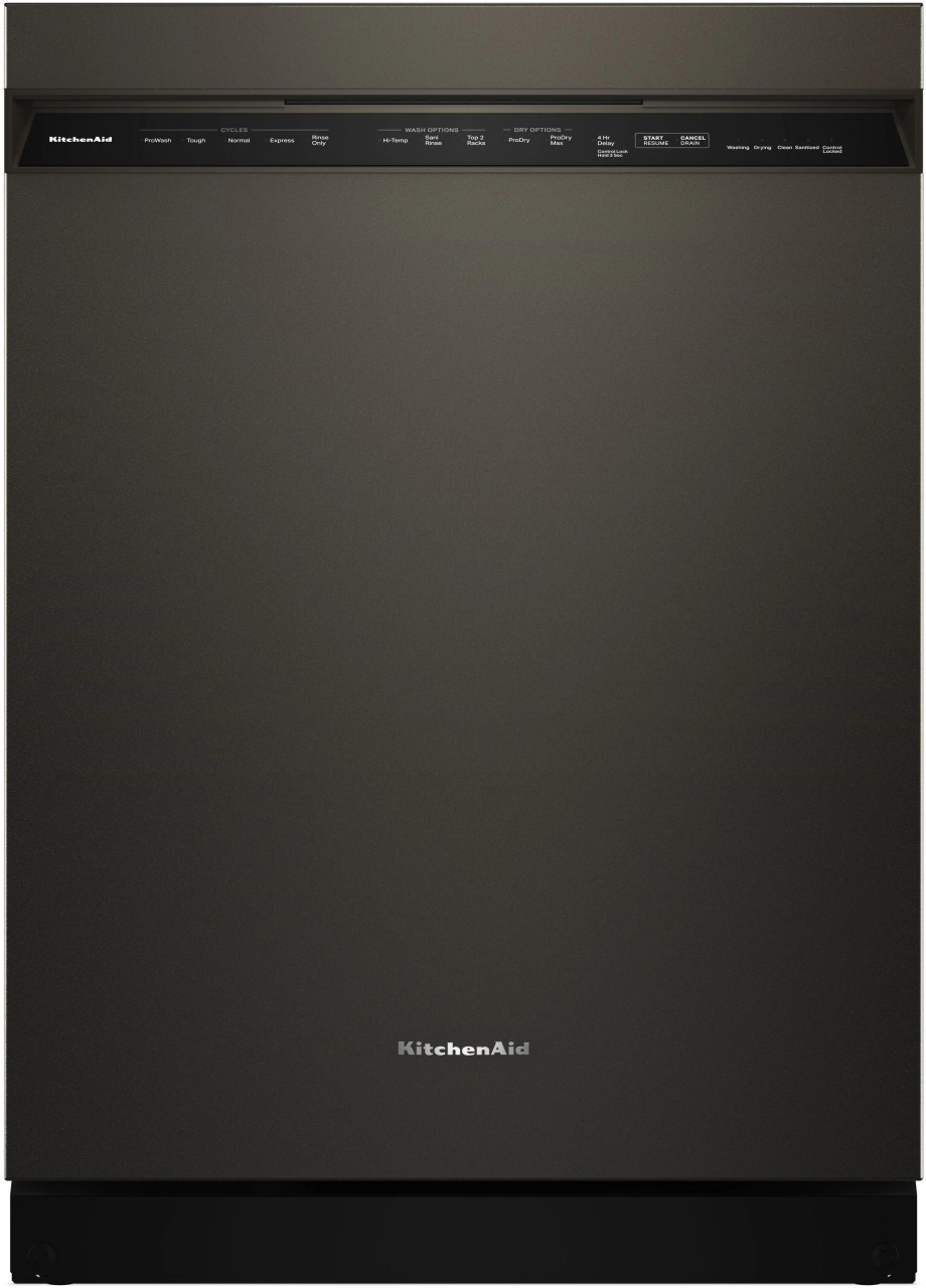 KitchenAid KDFS324SBE 24" Front Control Dishwasher - 41 dBa - Black Ore