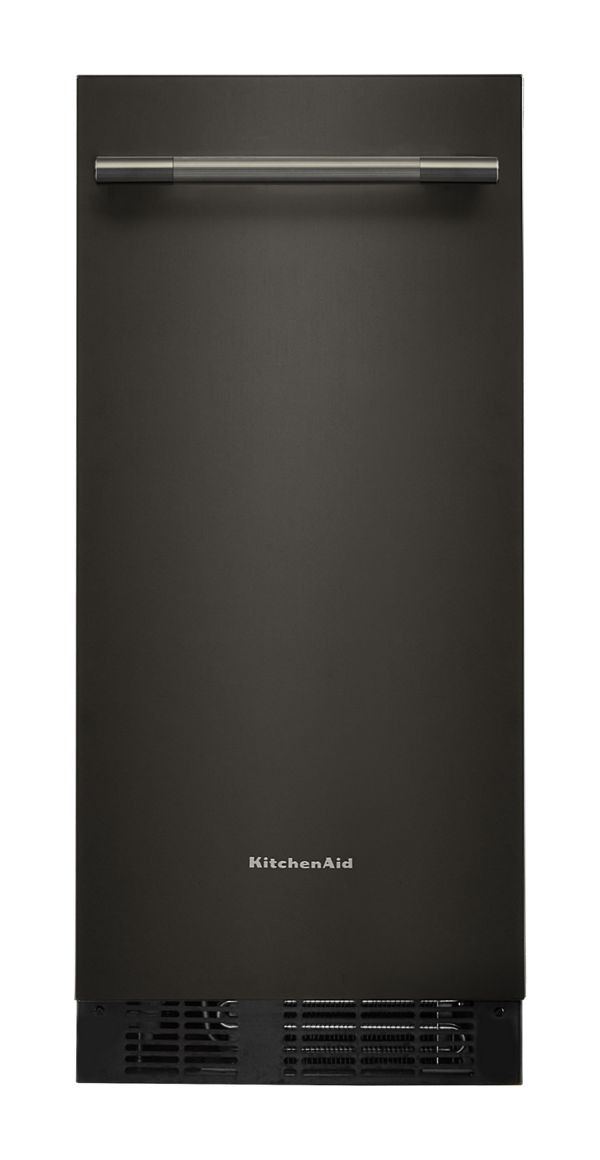 KitchenAid KUIX515SBE 15" Automatic Ice Maker with Clear Ice - Black Ore