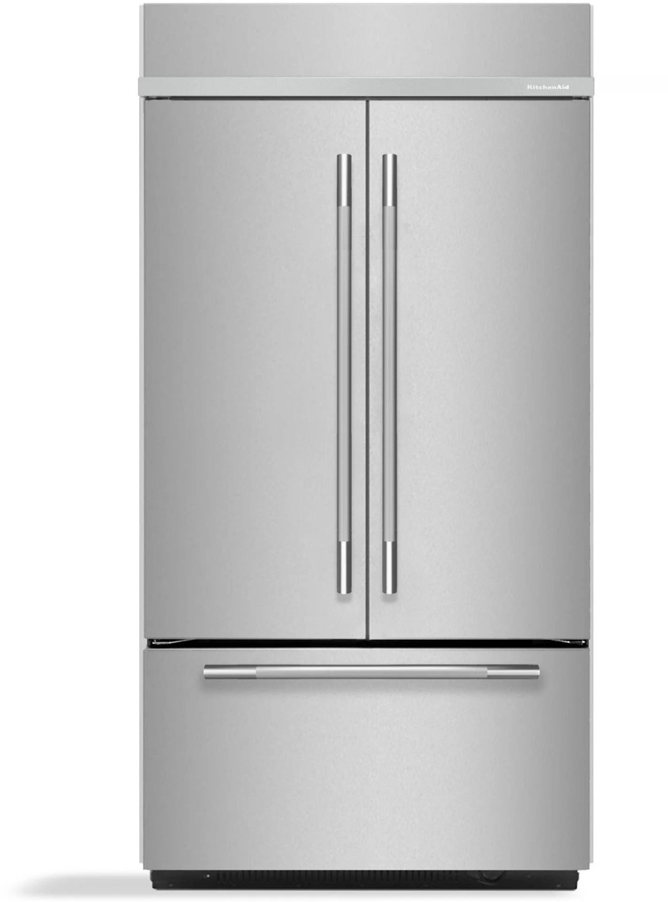 KitchenAid KBFN542SPS 42" Built-In French Door Bottom Mount Refrigerator with Platinum Interior 24.2 Cu. Ft. - PrintShield Stainless Steel