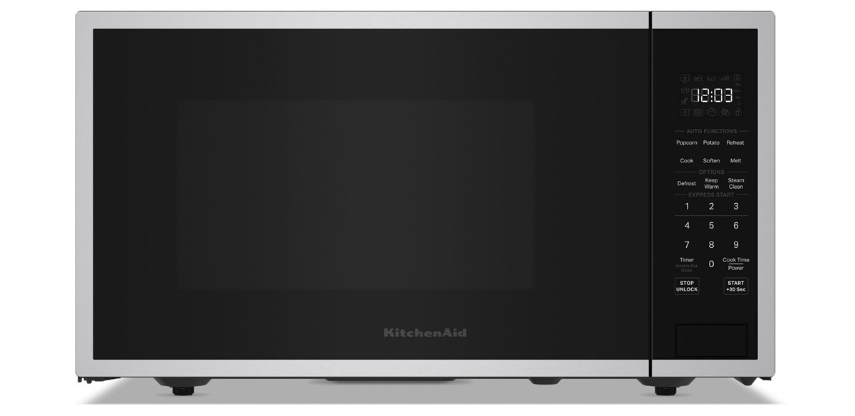 KitchenAid KMCS122SPS 22" Countertop Microwave with Sensor Cooking - PrintShield Stainless Steel